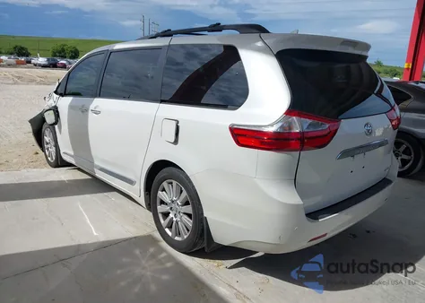 2017 Toyota Sienna Limited 7 Passenger from USA, damaged, VIN 5TDYZ3DCXHS859720